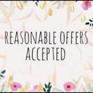 Reasonable offers accepted!